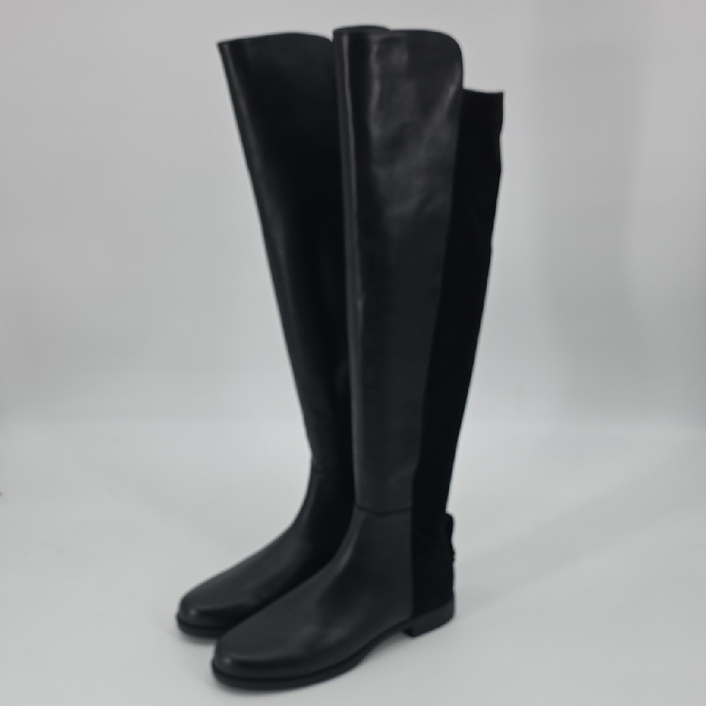 Larroude Bergen  Black Over the Knee Boots Size 8